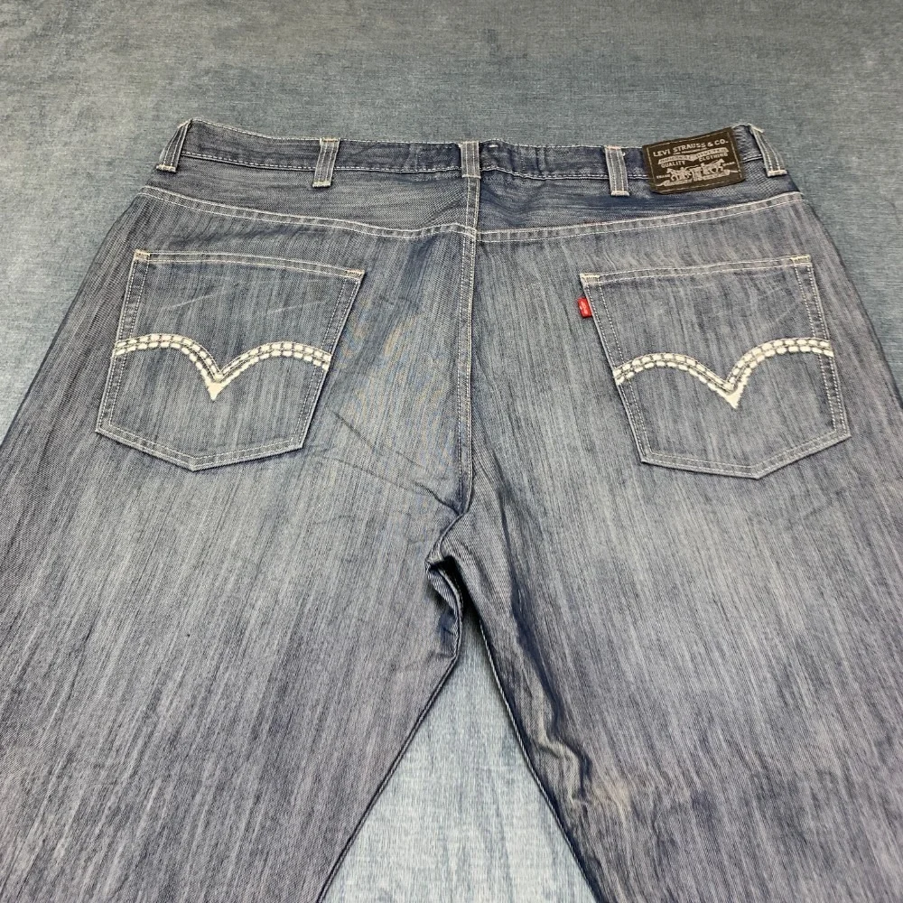 Vintage Levi's 569 The Original Jeans Mens 42x32 Blue Cotton Loose Straight Leg